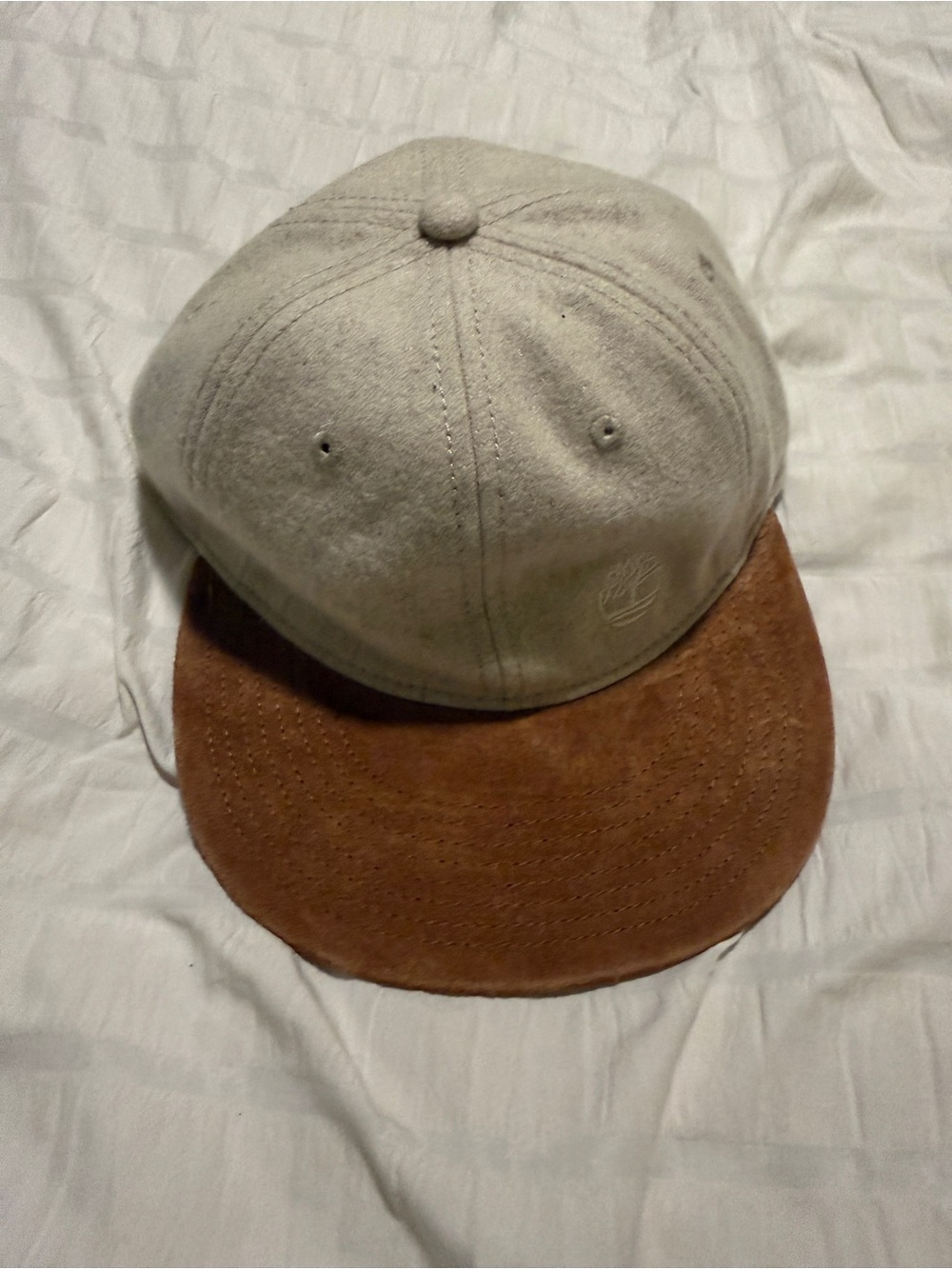 Timberland Beige Crown with Black Sweatband Cap